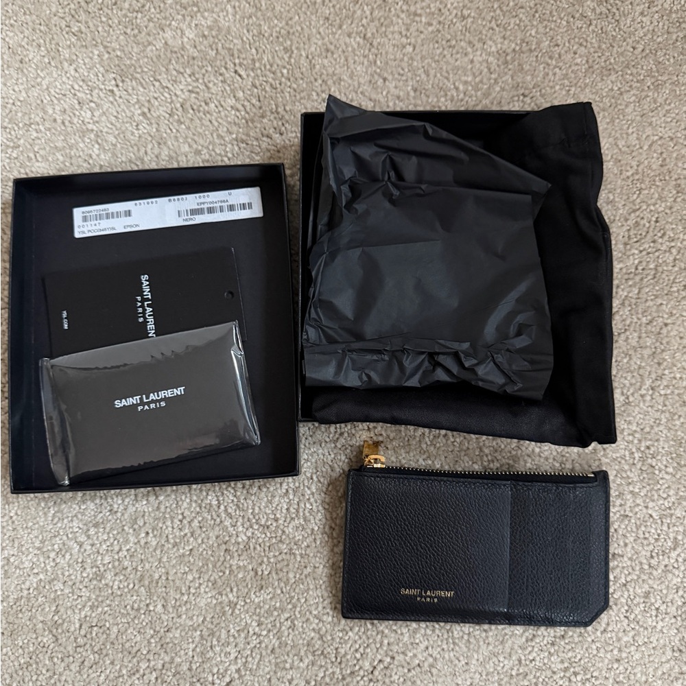 Saint Laurent Fragment Coin and Card Case